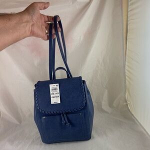 Style & Co. Whip Stitch Backpack Moonlight Blue NWT.